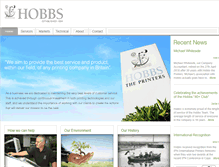 Tablet Screenshot of hobbs.uk.com